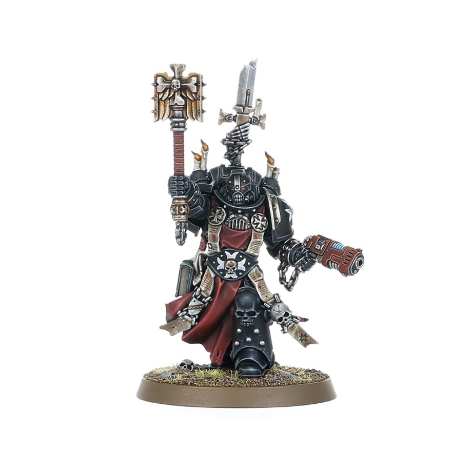 Black Templars: Chaplain Grimaldus & Retinue