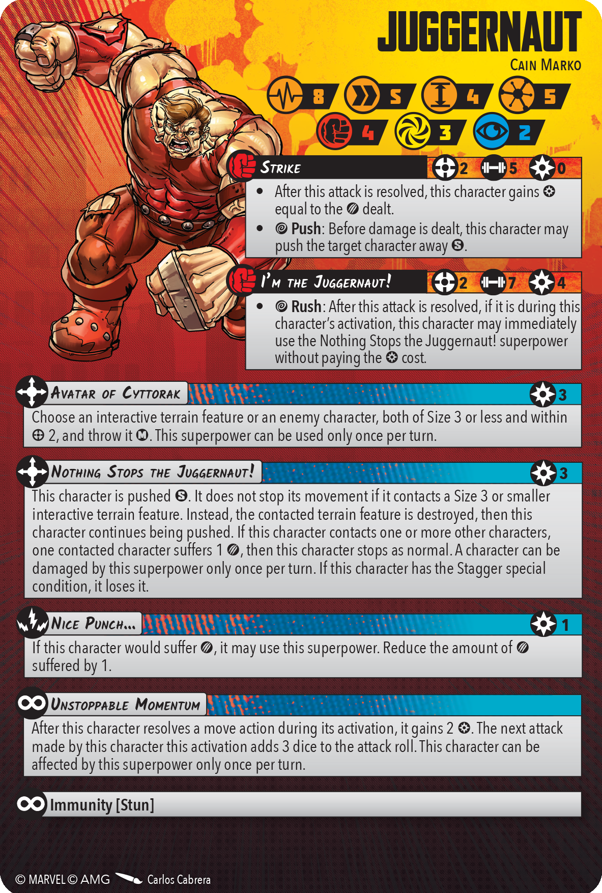 Marvel Crisis Protocol: Juggernaut