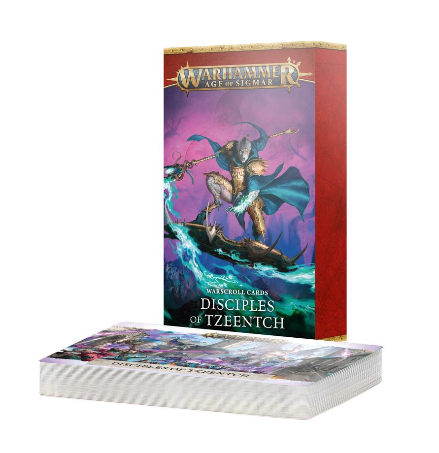 Warhammer AOS: Warscroll Cards - Disciples of Tzeentch (English)