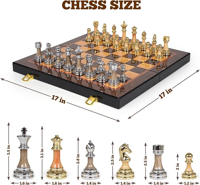 Metal Chess Set