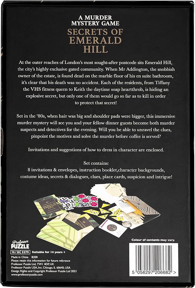 A Murder Mystery Game: Secrets of Emerald Hill