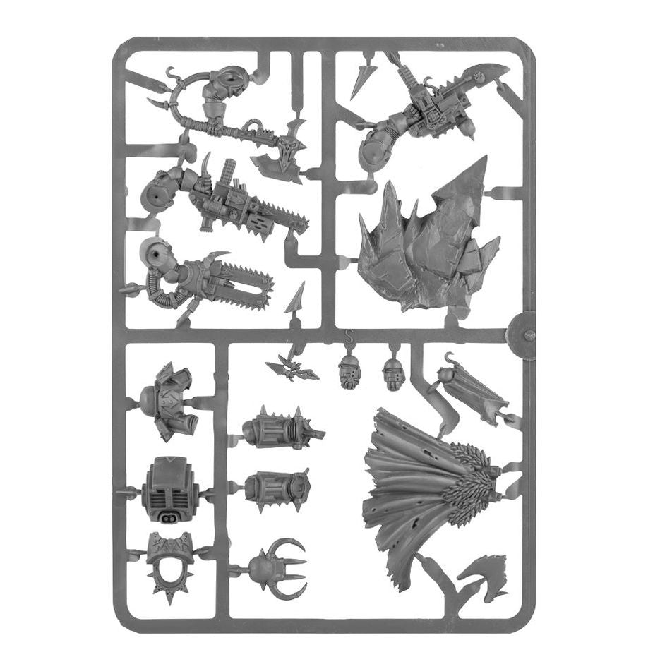 Chaos Space Marines: Chaos Lord/Sorcerer in Terminator Armour