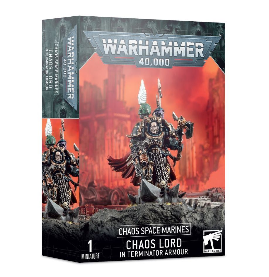 Chaos Space Marines: Chaos Lord/Sorcerer in Terminator Armour