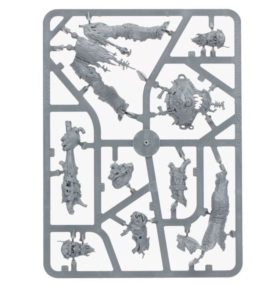 Orruk Warclans Kruleboyz: Breaka-boss on Mirebrute Troggoth