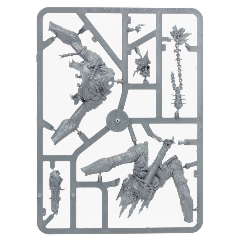 Orruk Warclans Kruleboyz: Breaka-boss on Mirebrute Troggoth