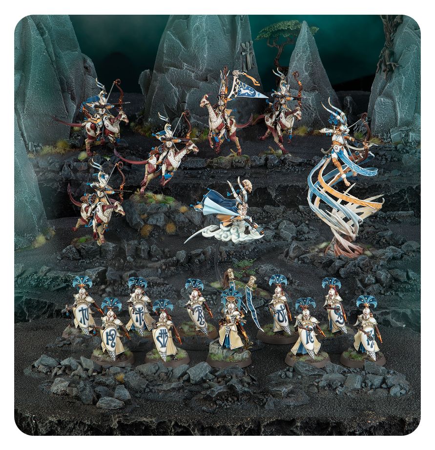 Warhammer AOS: Spearhead: Lumineth Realm-lords: Hurakan Vanguard