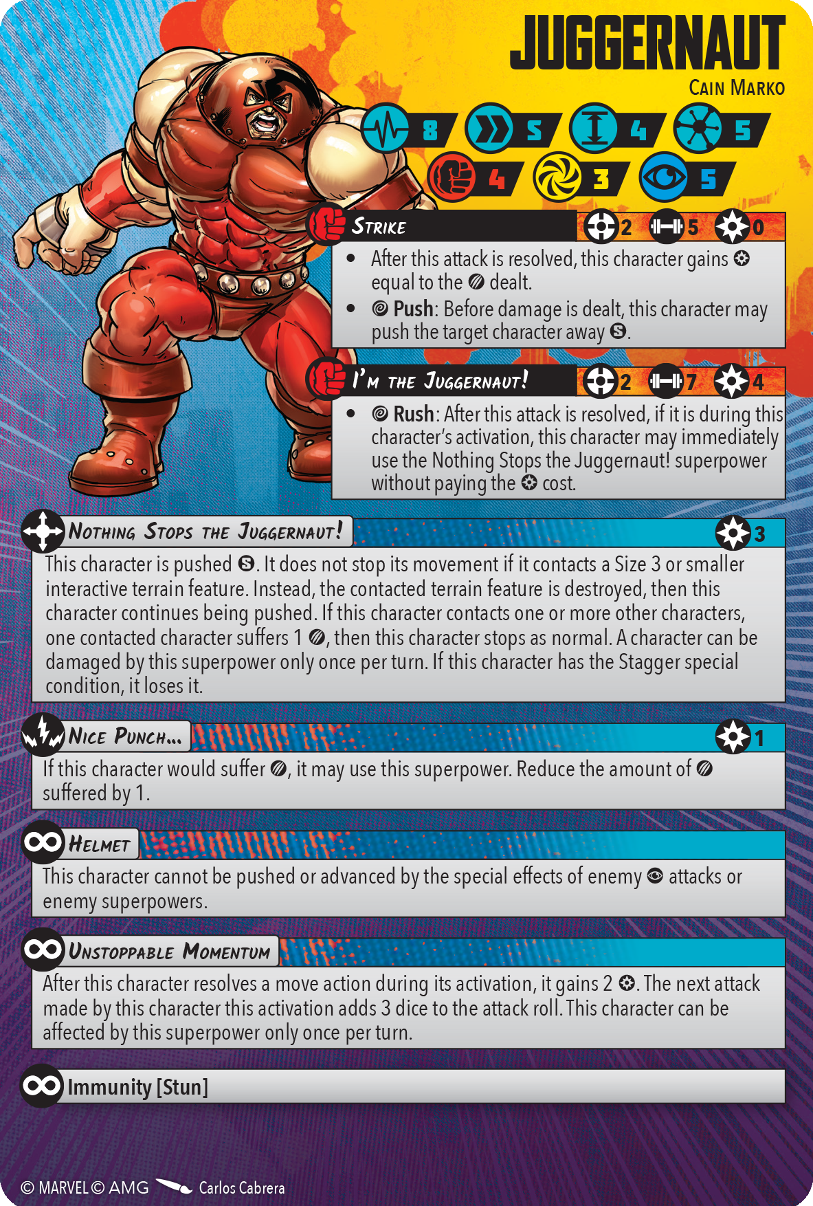 Marvel Crisis Protocol: Juggernaut