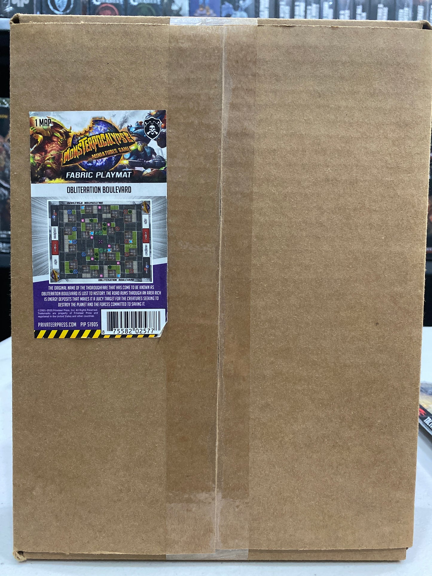 MONSTERPOCALYPSE: FABRIC PLAYMAT - OBLITERATION BOULEVARD