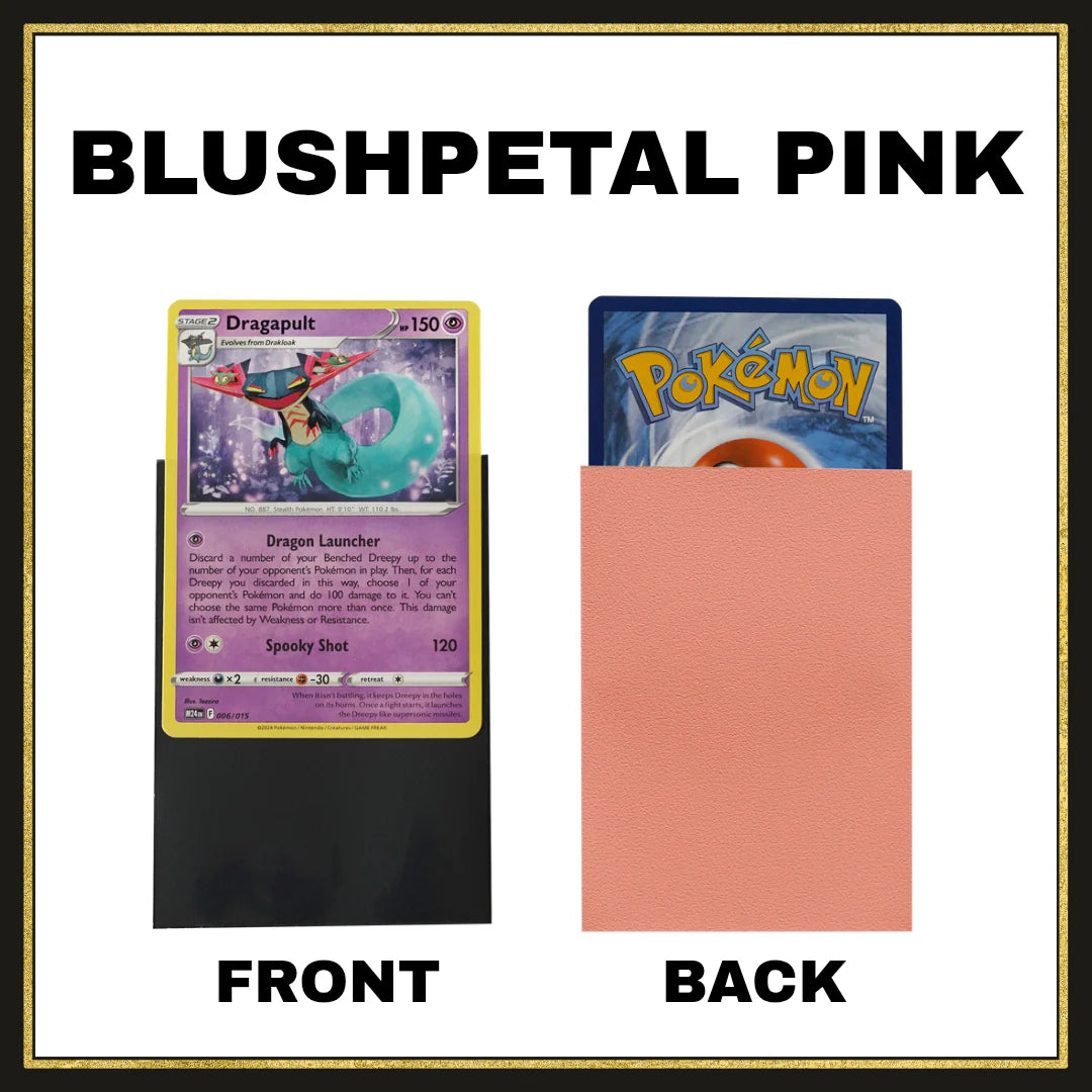 QAT Dual Matte Sleeves (Blushpetal Pink)