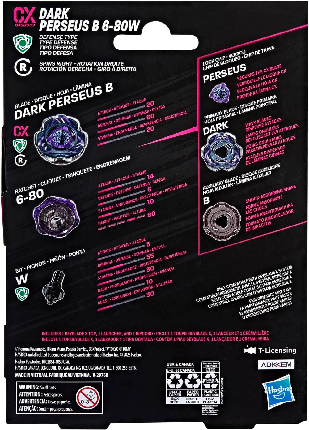 BeybladeX: CX-03 PERSEUSDARK