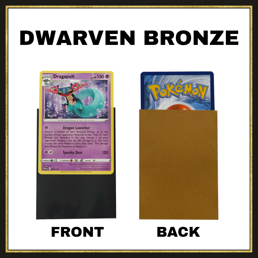 QAT Dual Matte Sleeves (Dwarven Bronze)