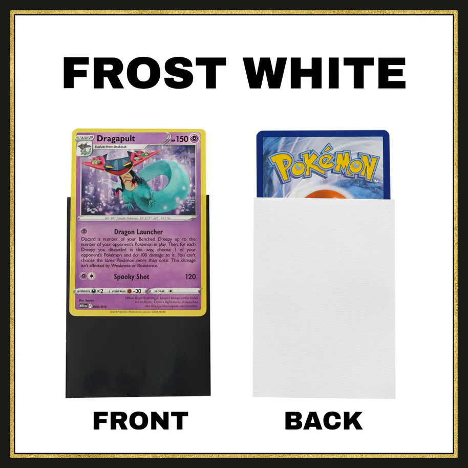 QAT Dual Matte Sleeves (Frost White)