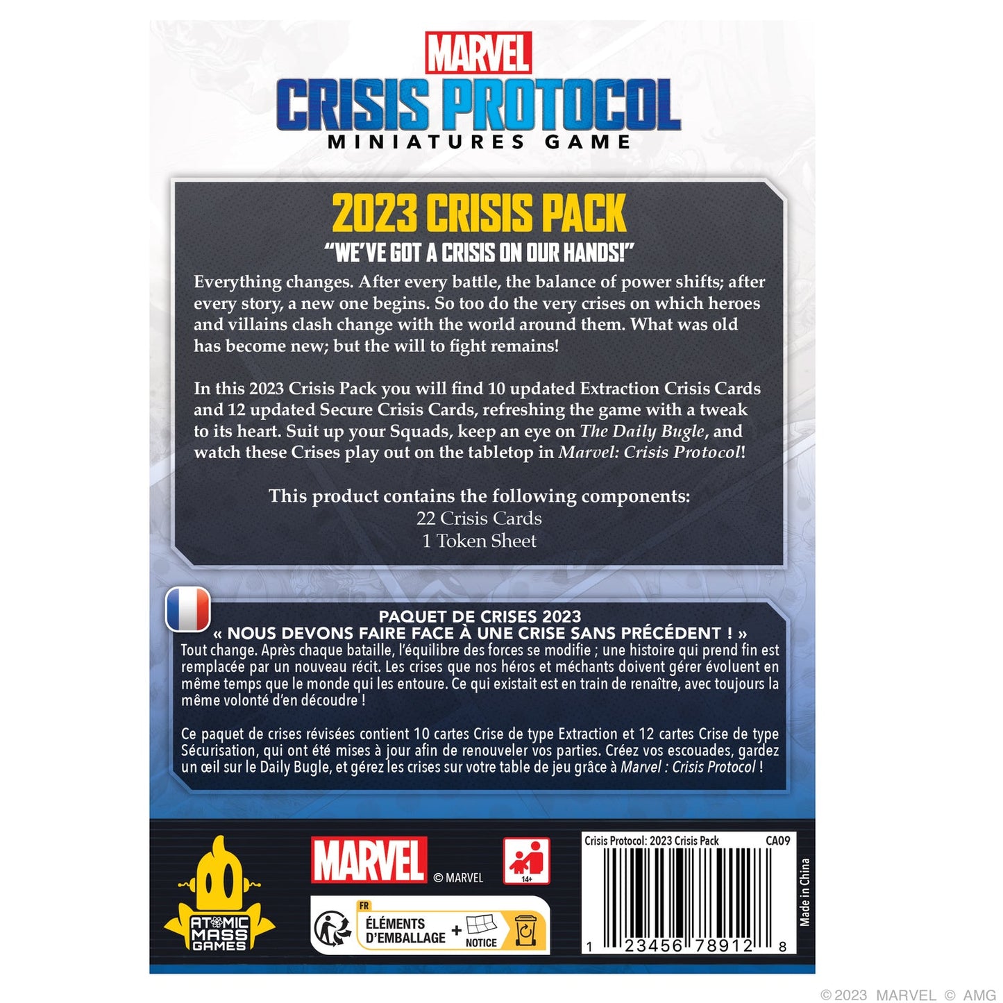 Marvel Crisis Protocol 2023 Crisis Pack