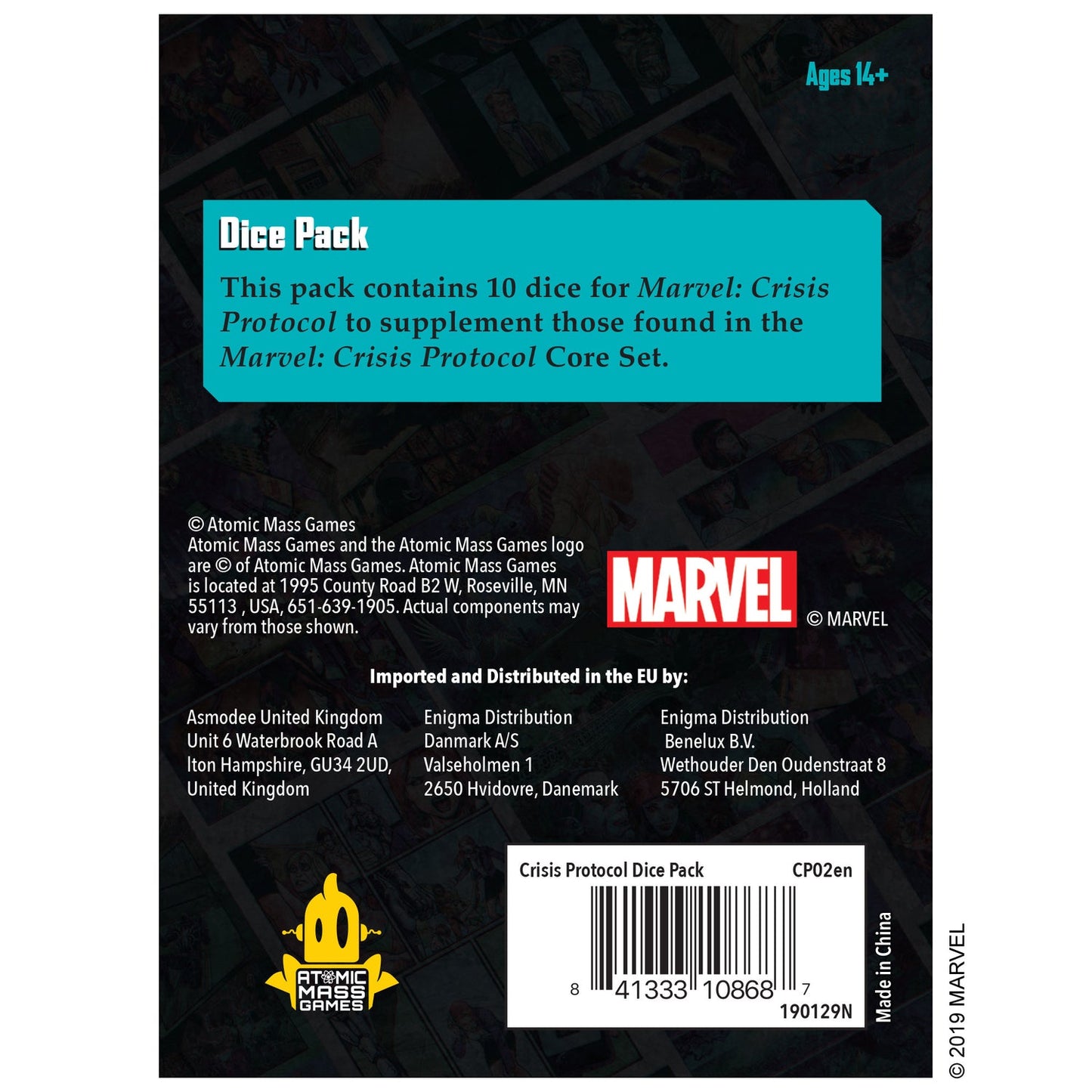 Marvel Crisis Protocol Dice Pack