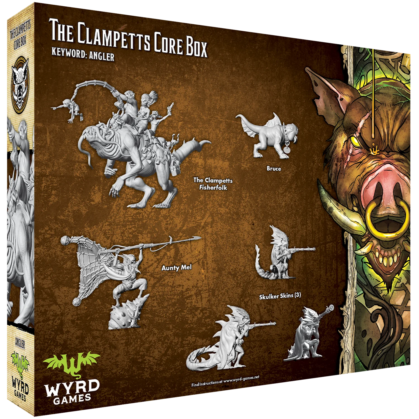 Malifaux: Bayou: The Clampetts Core Box