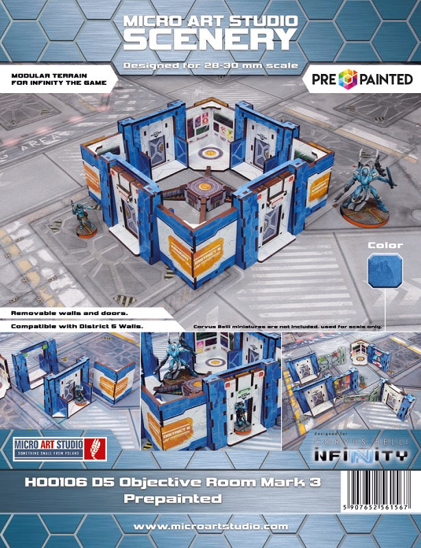 Micro Art Studio: District 5 Objective Room Mark 3 (Pre-painted) (blue)