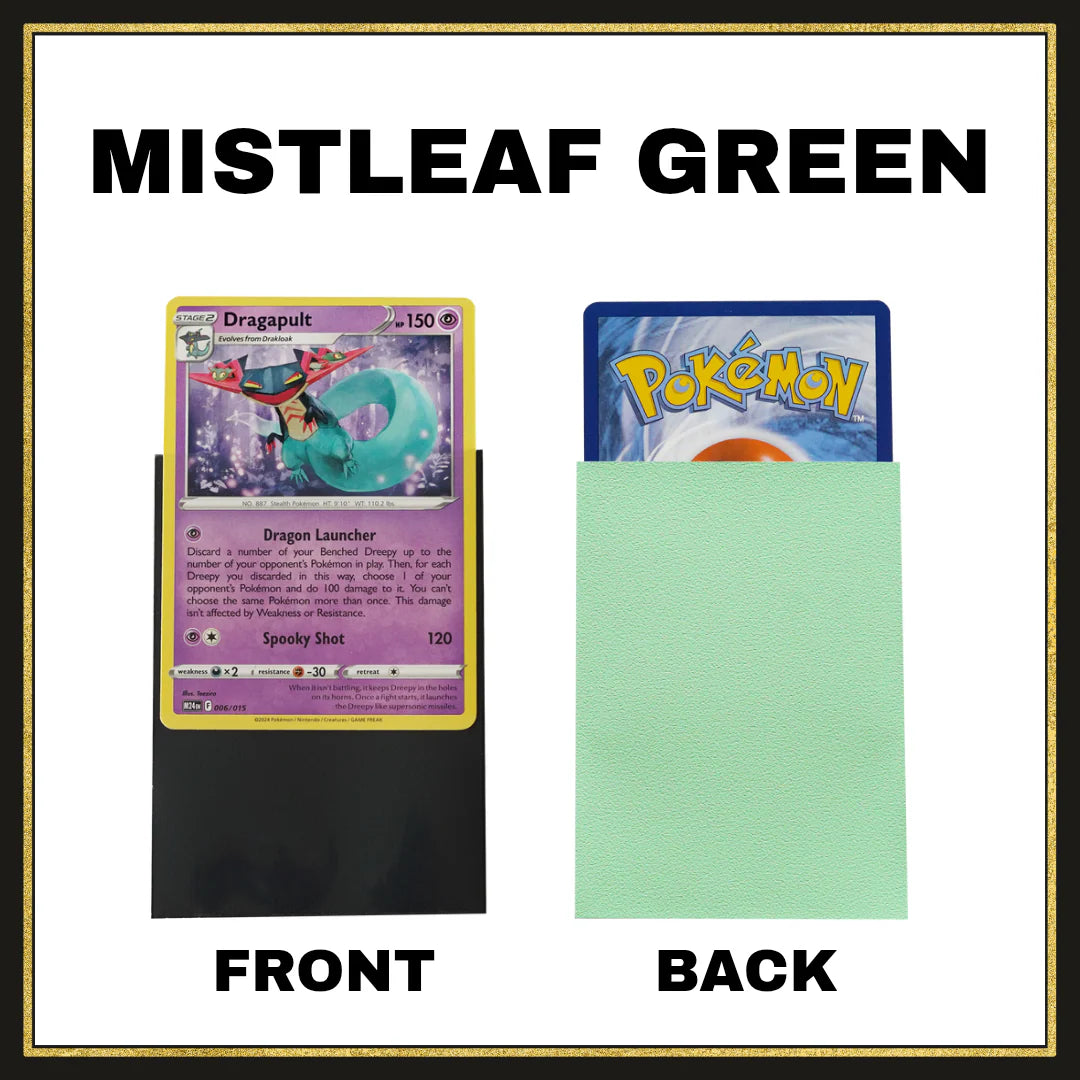 QAT Dual Matte Sleeves (Mistleaf Green)