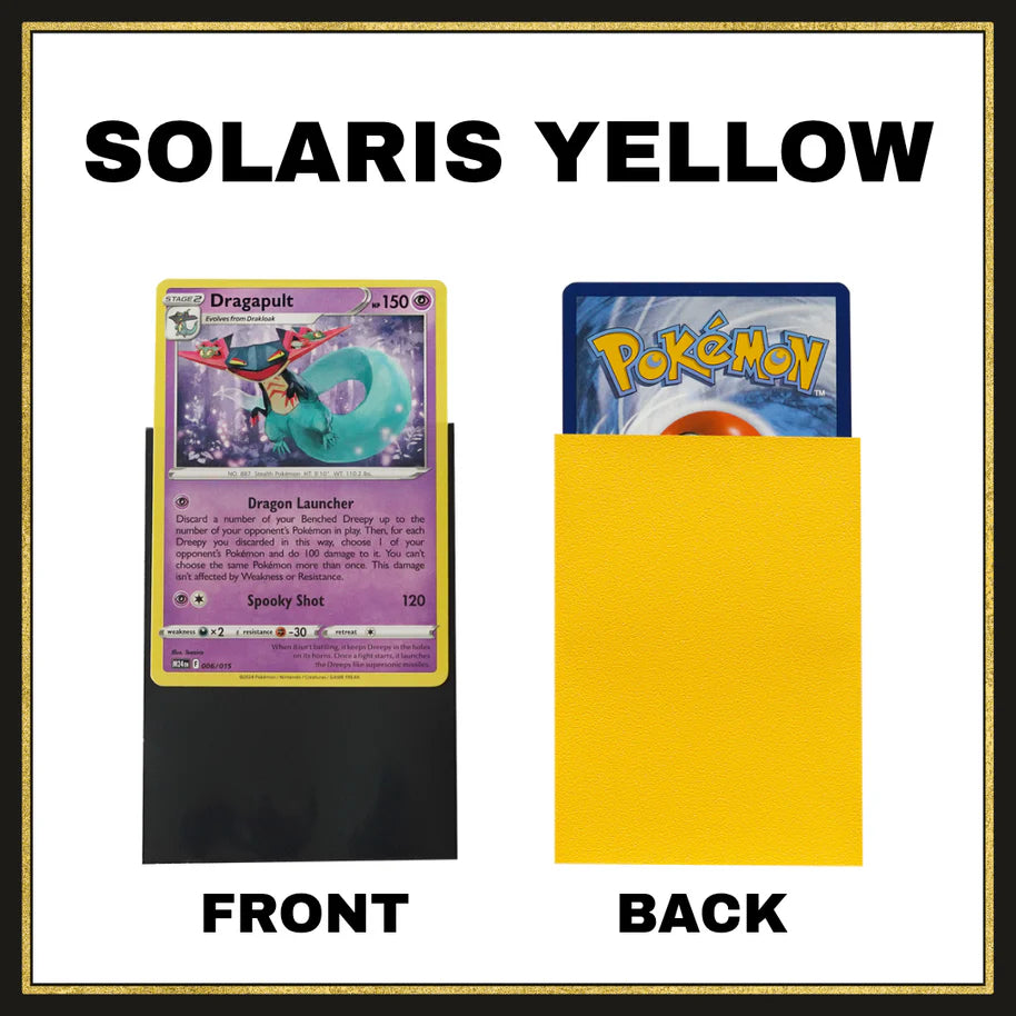 QAT Dual Matte Sleeves (Solaris Yellow)