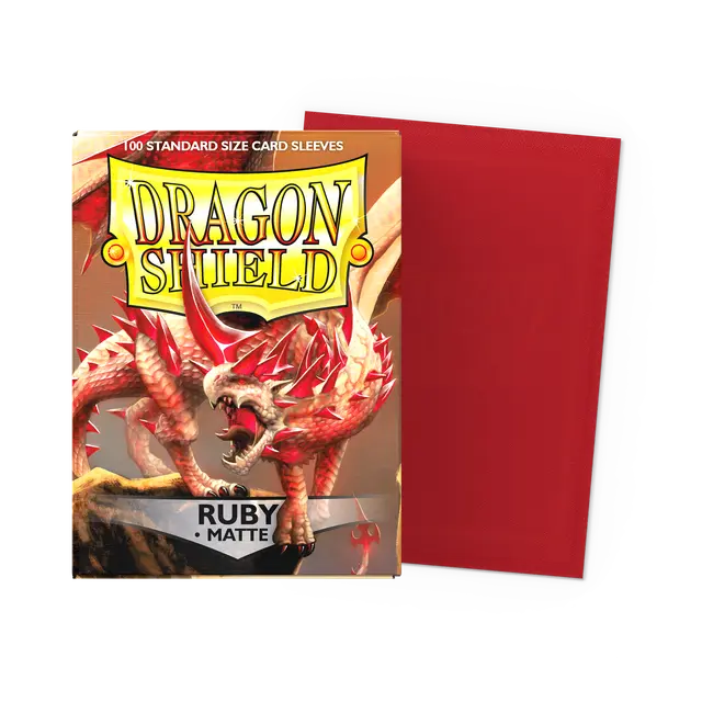 Dragon Shield Matte Ruby