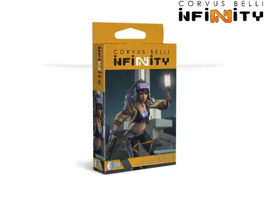 Infinity: PanOceania: Dr. Priya Harper, Archeo-raider (Plasma Carbine)