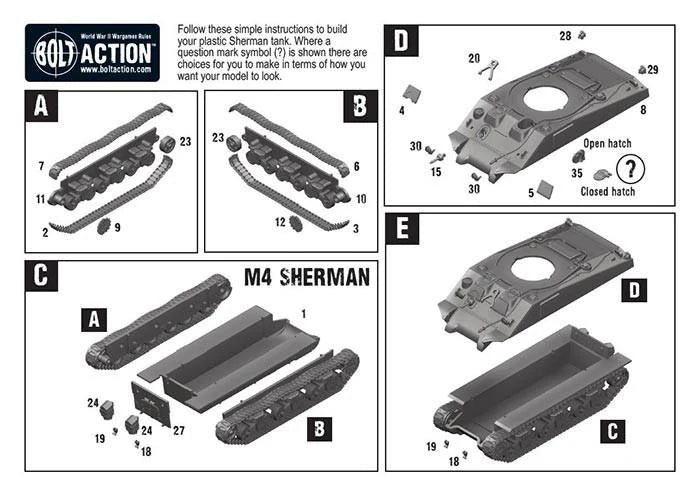 Bolt Action: M4 Sherman (75)