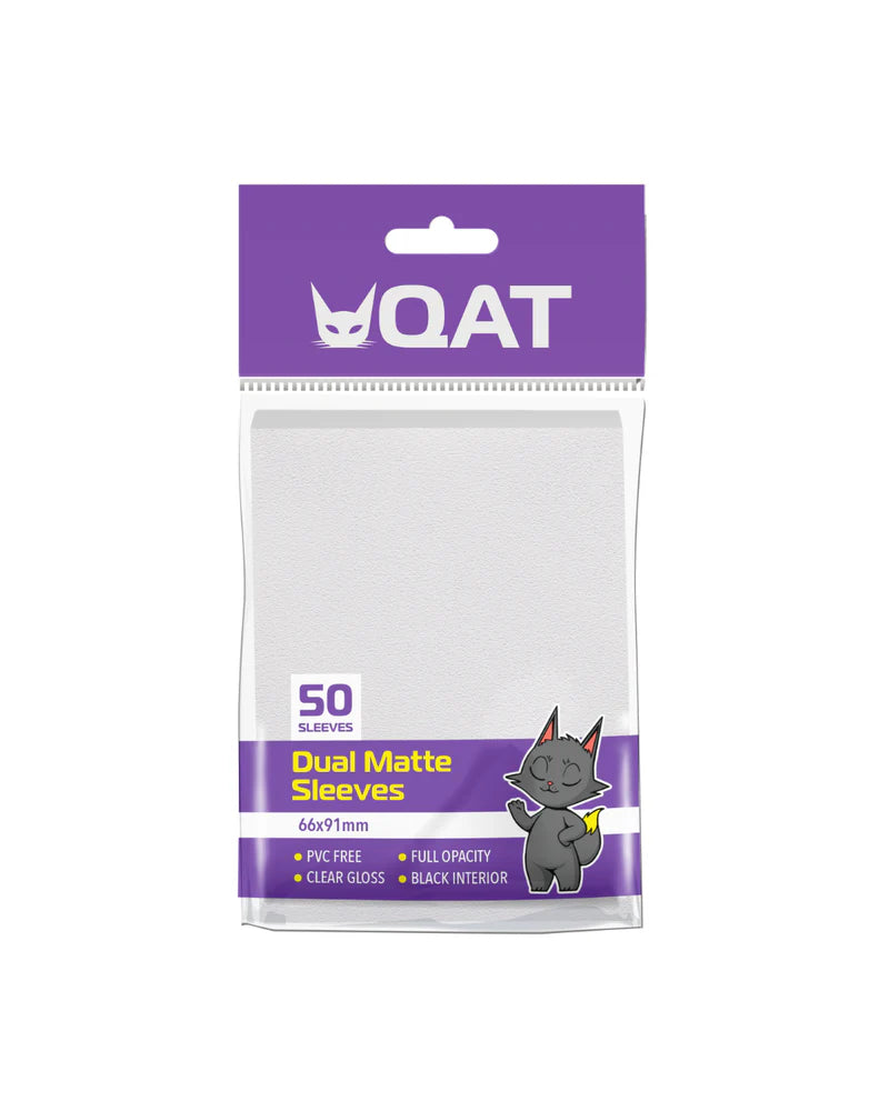 QAT Dual Matte Sleeves (Frost White)