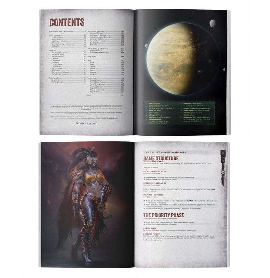 Necromunda Skirmish Core Set Rulebook