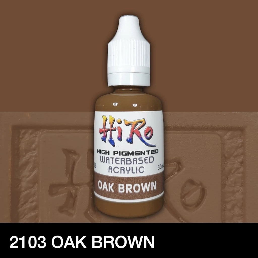 Hiro Paints: Cool Brown Colors