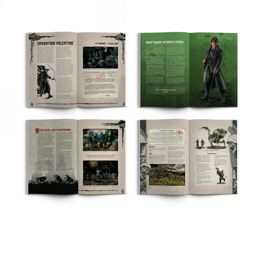 Konflikt '47: Festung Europa Hardback (2026) & 'Operation Touchdown' book miniature