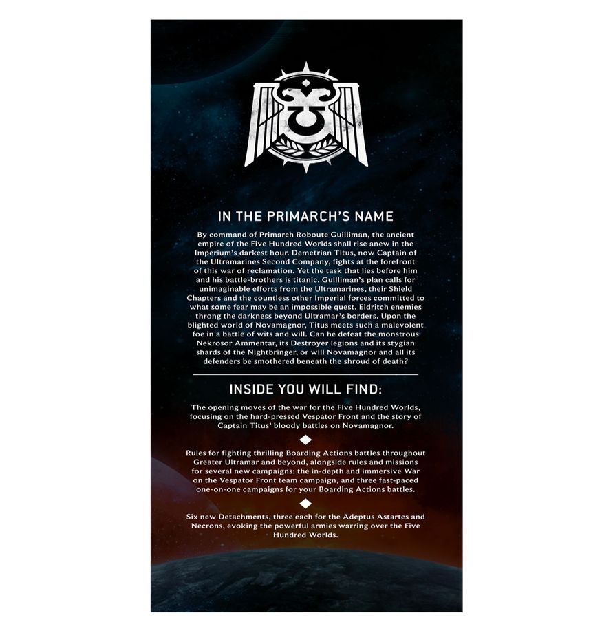 Warhammer 40k: 500 Worlds: Titus â€“ The Battle for Unity Begins (English)