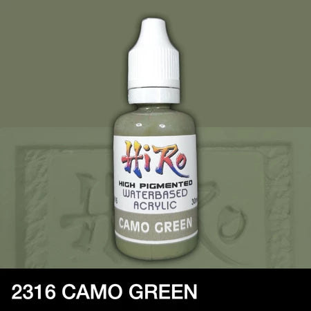 Hiro Paints: Earth Tone Green Colors