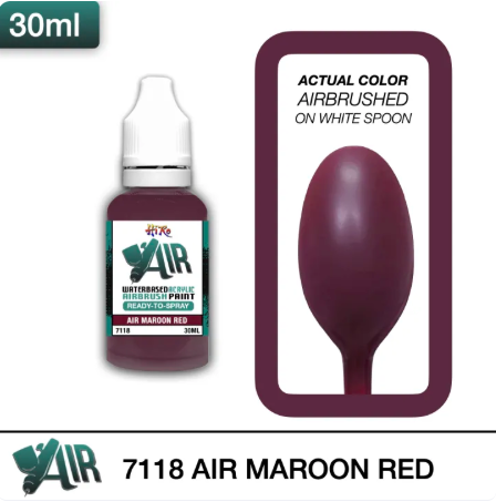 Hiro Air: 7118 Air Maroon Red