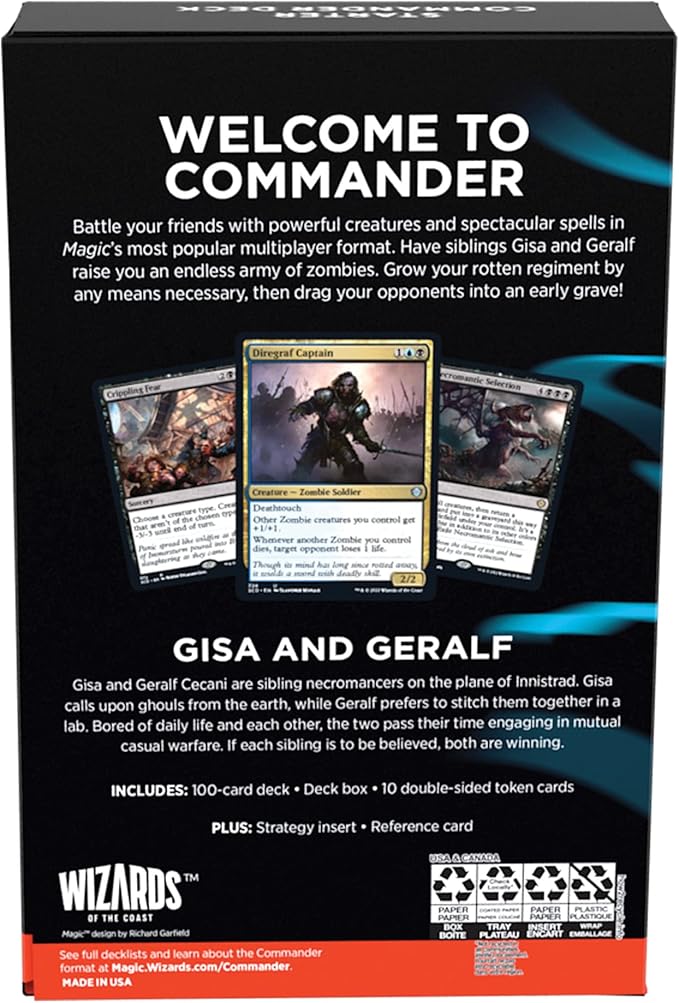 Magic The Gathering Starter Commander Deck: Grave Danger