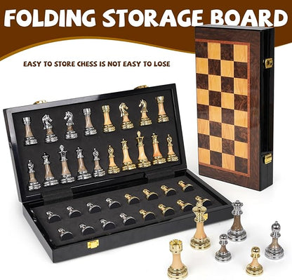 Metal Chess Set