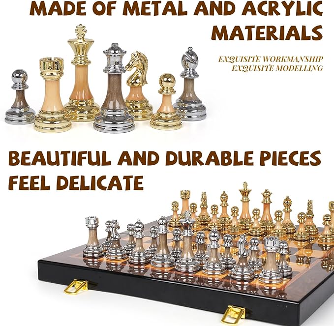 Metal Chess Set