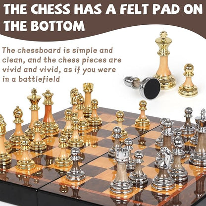 Metal Chess Set