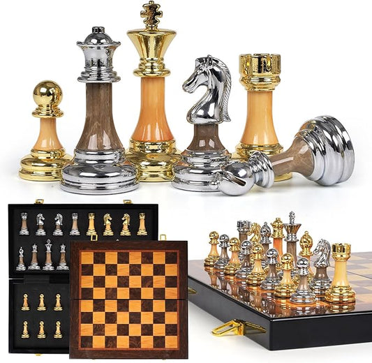 Metal Chess Set