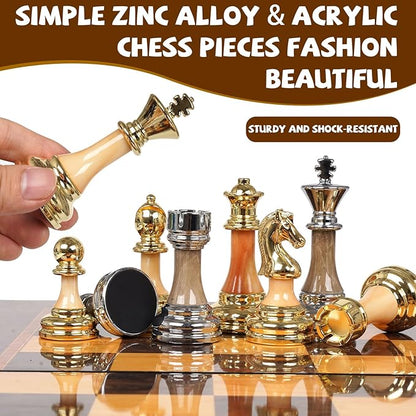 Metal Chess Set