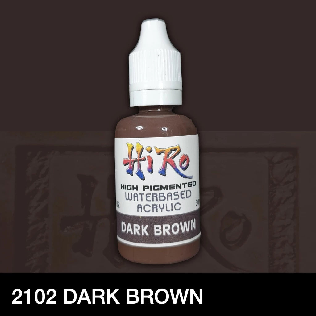 Hiro Paints: Cool Brown Colors