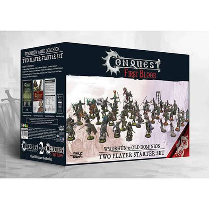 Conquest - First Blood: Two Player Starter Set Wâ€™adrhÅ­n vs The Old Dominion