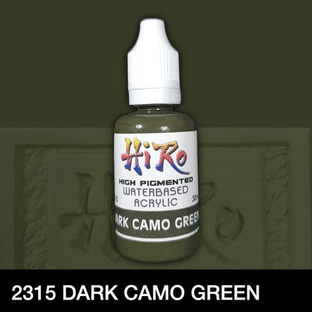 Hiro Paints: Earth Tone Green Colors