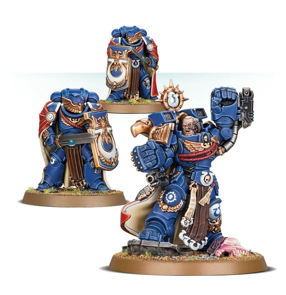 Warhammer 40K: Ultra Maines, Marneus Calgar w/Victrix Honour Guard