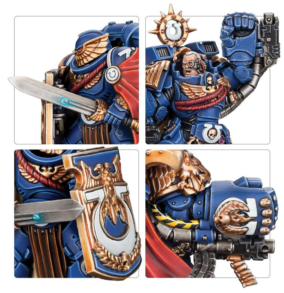 Warhammer 40K: Ultra Maines, Marneus Calgar w/Victrix Honour Guard