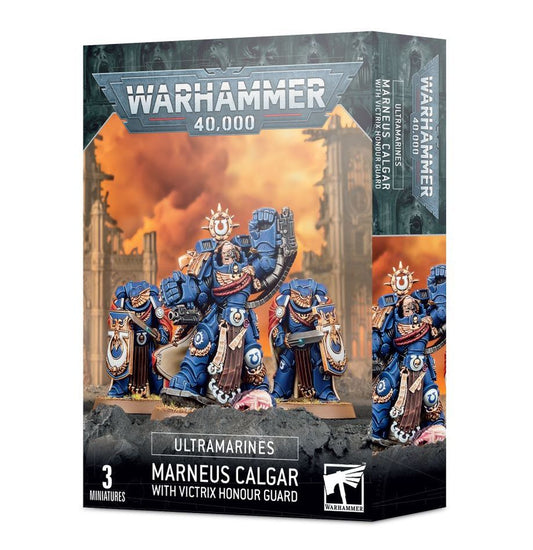 Warhammer 40K: Ultra Maines, Marneus Calgar w/Victrix Honour Guard