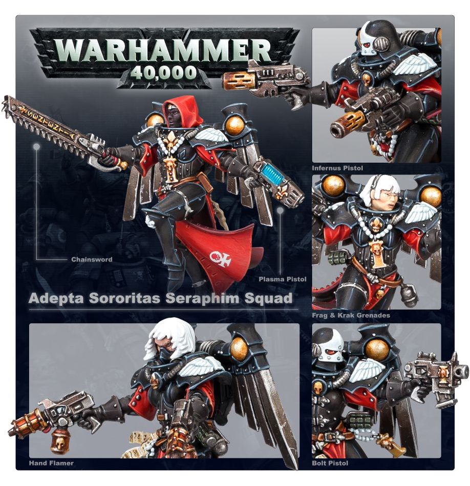 Adepta Sororitas: Seraphim/Zephyrim Squad