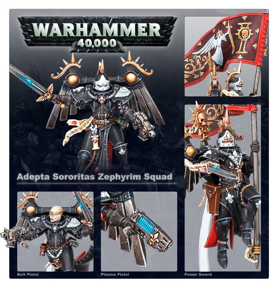 Adepta Sororitas: Seraphim/Zephyrim Squad