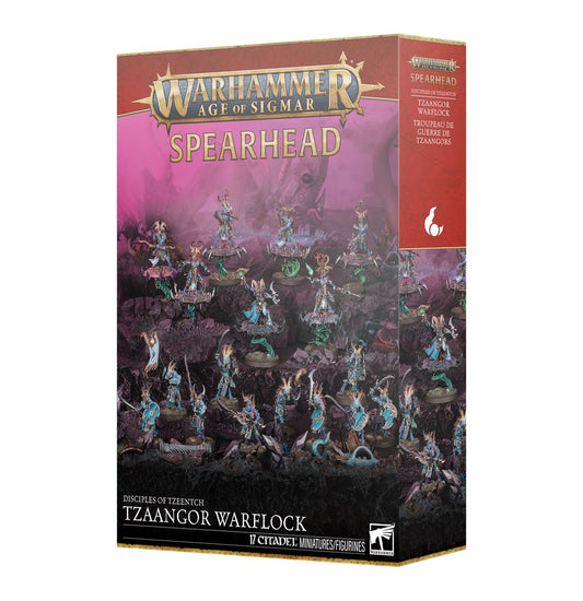 Warhammer AOS: Spearhead: Disciples of Tzeentch â€“ Tzaangor Warflock