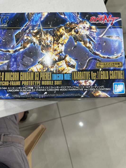 RX-0 Unicorn Gundam 03 Phenex Gold Coating