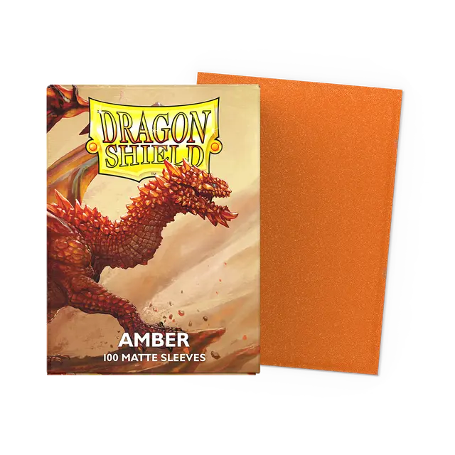 Dragon Shield Matte Amber