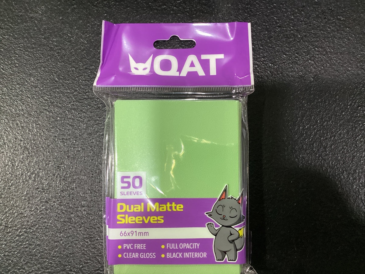 QAT Dual Matte Sleeves (Potion Green)